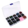 560Pcs Doll Making Eyes Reusable Plastic Button Eyes Multiple Sizes DIY Stuffed Animals Toy Bear Eyes for Plush Crochet Dolls
