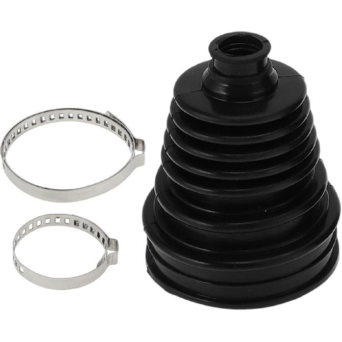 

ACROPIX 1pc CV Joint Boot with 2 Stainless Steel Clamps, Waterproof & Dustproof CV Axle Boot Repair Kit Universal CV Joint Boot Fits for Most Cars Set A