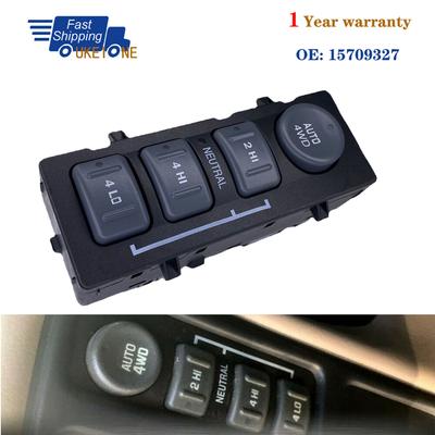 4X4 Wheel Drive Control Switch 4WD Transfer Case Lifter Button for Cadillac Chevrolet Silverado Suburban Sierra Yukon 15709327
