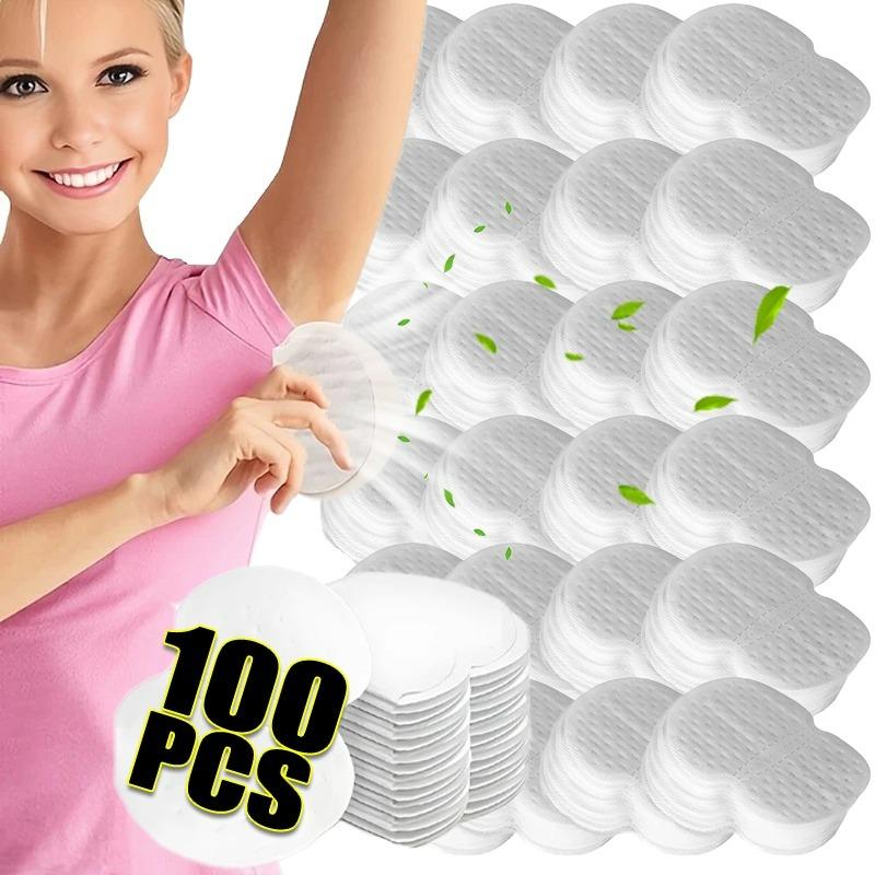 10/100pcs Unisex Sweat Pads Summer Deodorants Underarm Anti Perspiration Sweat Pads Disposable Armpit Absorb Sweat Shield Pads