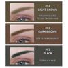 3Pcs Tattoo Brow Gel Peel Off - Waterproof, Lasts 3 Days, Transfer-proof, for Fuller Defined Eyebrows, 4 Shades