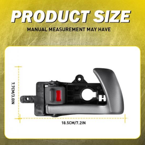 Interior Inner Ide Door Handle Passenger Side For Hyundai Santa Fe 2007-2012