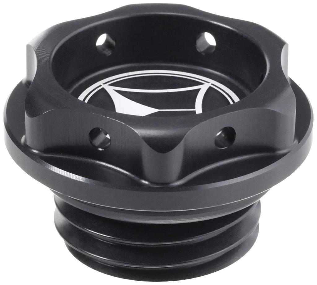 MORIWAKI 01561-211M0-B0 Einfülldeckel, M24 x P3, Kronentyp, Schwarz