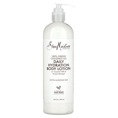 100 % natives Kokosnussöl, tägliche Feuchtigkeits-Körperlotion, 16 fl oz (473 ml)