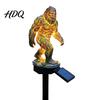 Outdoor Solar Sculpture Lamp Dragon Gorilla Garden Statue Light Gothic Medieval Resin Lantern Sculpture Decoration Fantasy Decor for Yard