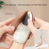 2Pair T-Shape Women's Shoe Heel Protectors Anti-Wear Half Insoles with Anti-Slip High Heel Pads for Foot Protection