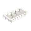 Space Saving Drawer Organizer with Front and Back Movement Accessory for Small Items Organization Holder Container