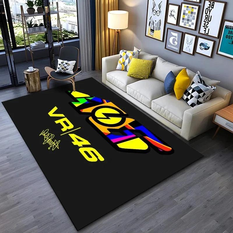 VIKAMA Doctor Cartoon Racing Carpet Yellow Flannel Anti Slip Mat, Bedroom and Children's Room Decorative Floor Mat