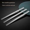 High-End Chinese Style 304 Stainless Steel Chopsticks: Rust-Proof, Heat-Resistant, Non-Slip, Mildew-Proof, Anti-Scald