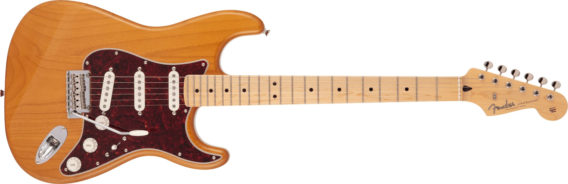 

Fender Electric Guitar Made in Japan Hybrid II Stratocaster, Maple Fingerboard, Vintage Natural