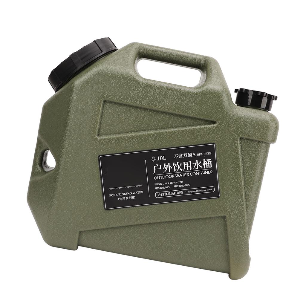 Portable Water Container Leakage Proof Large Water Storage Tank with Faucet for Camping Travel Home