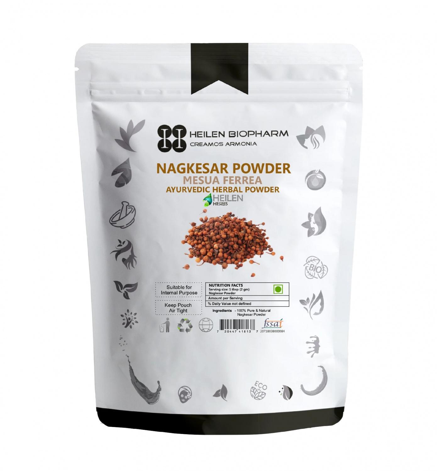 

Мезуя залізна (100 г), Nagkesar Powder, Heilen Biopharm