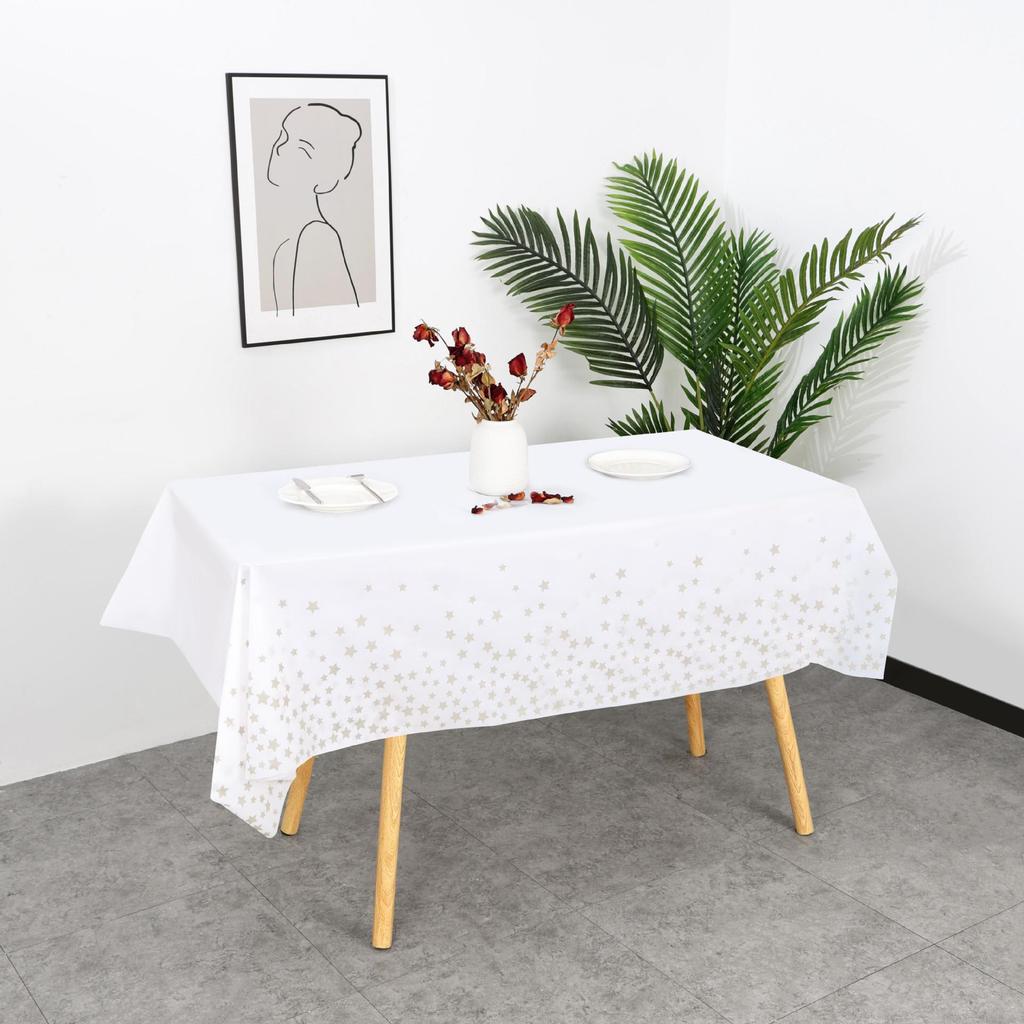 Polka Dot Disposable PEVA Plastic Party Tablecloth