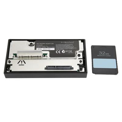 Game Hard Disk Adapter SATA Interface Network Adapter with 32MB FMCBV1.953 Memory Card for PS2