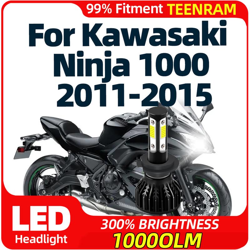 

10000Lm LED Moto Headlight Bulb 60W 3570 CSP Chip Moto Lamp 12V Plug And Play For Kawasaki Ninja 1000 2011 2012 2013 2014 2015