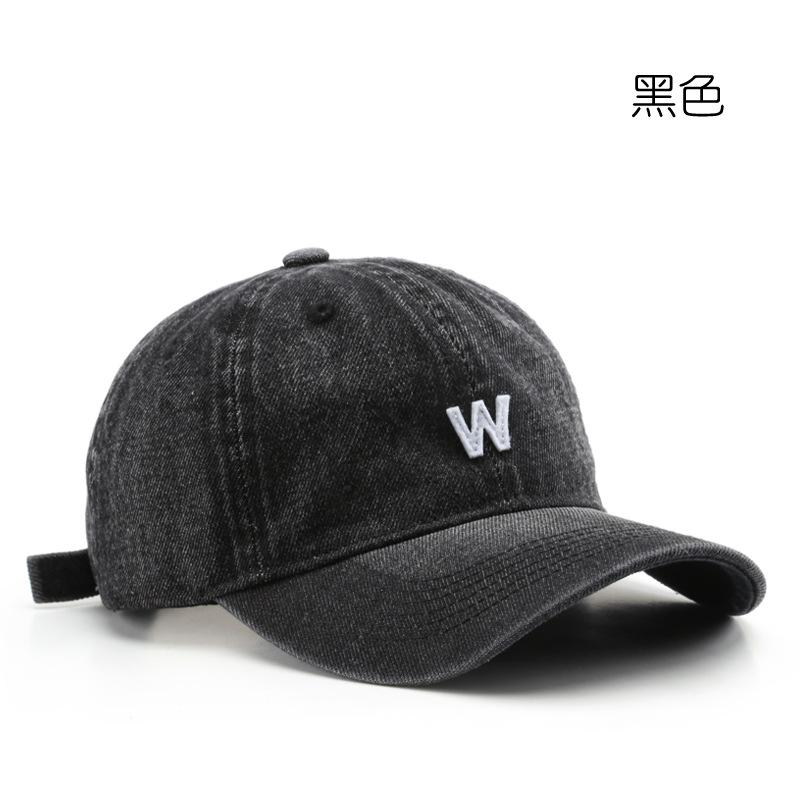 

Cowboy Hat Fashion Trendy Washed Cowboy Cap Outdoor Sports Leisure Sunscreen Shade Baseball Cap чёрный