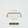 Italian Minimalist Solid Brass Furniture Handles Golden Handles for Wardrobe and Drawer Hardware Fitting Kitchen Cabinet Handles 2