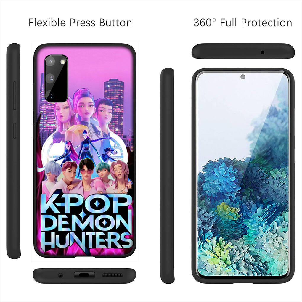 Pro Samsung Galaxy S25 S24 S23 S22 Ultra FE Plus A17 A37 A57 A56 A55 A06 A16 A15 A36 A26 A35 A05 A25 A54 A34 Pouzdro X Zoey KPop Demon Rumi Hunters Mira