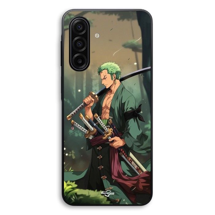 Coque Pour Samsung Galaxy A37 One piece Zoro épées manga anime Maniacase