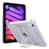 For iPad Mini (2024)/(2021) Clear Case Kickstand Shockproof TPU + PC Tablet Cover with Pen Slot
