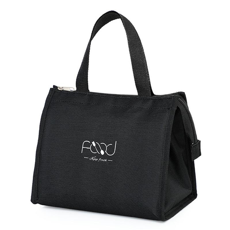 

Черная термосумка для обеда, портативный холодильник, изолированная сумка-бенто для пикника, дорожная сумка для фруктовых напитков, органайзер для свежих продуктов, аксессуары, принадлежности Option 1