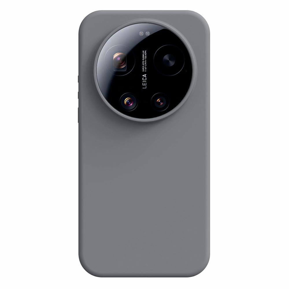 Voor Xiaomi 17 Ultra 5G Hoesje Huidvriendelijk Vloeibaar Siliconen + PC Telefoonhoes