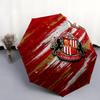 1 PC Automatic Folding Umbrella - Sunderland A.F Custom Name Pattern, Portable & Foldable Design with 8 Ribs, Christmas Birthday Gifts