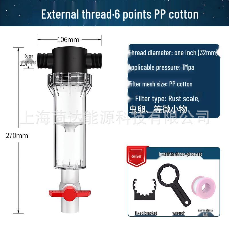 Aquarium Auto-Reinigungs-Fischabfallfilter mit selbstentleerendem Sand-Vorfilter