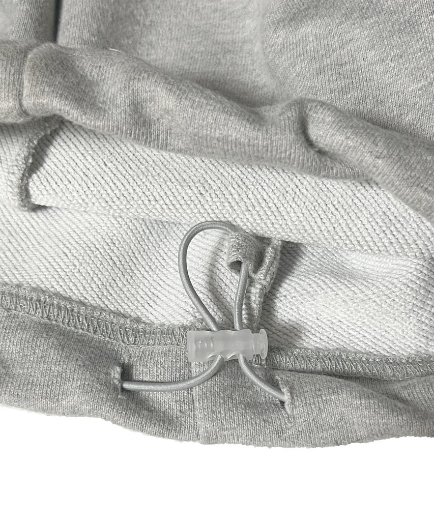 Denawo Deep Four-Tuck Wide String Pants (Gray)