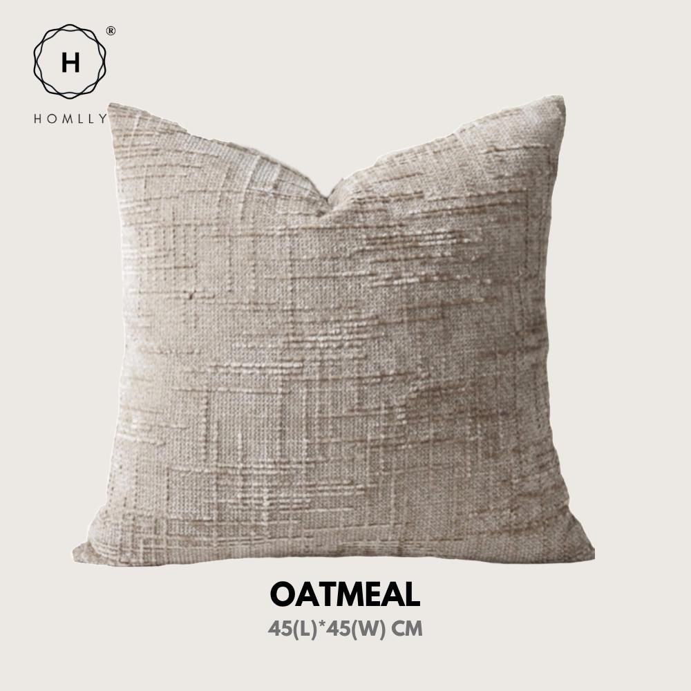 Homlly Fjord Textured Chenille Decorative Pillow Cushion Cover Case (45x45cm) X2PCS