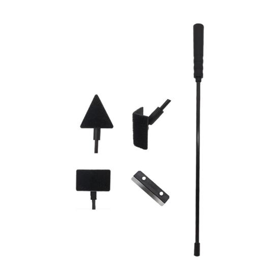 

1 комплект щеток для аквариума Регулировка на 120 градусов Регулируемая длина Прочный корпус A