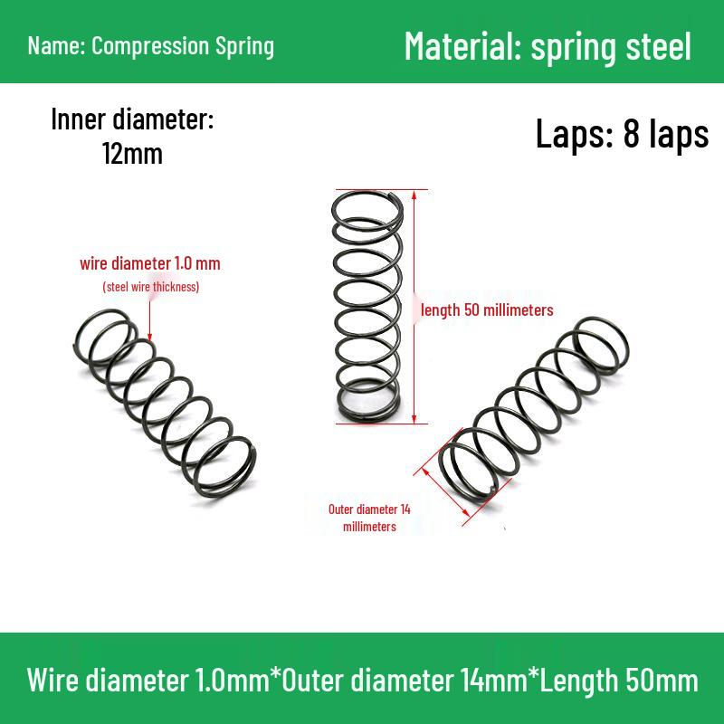 Heavy Duty Y-Type Compression Spring Shock Absorber, 1.0mm Wire Diameter, Outer Diameter 5-20mm.