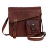 Leather Satchel Tablet Bag, Gift for Him Her, Leather Shoulder Bag , Briefcase Messenger Bag, Handmade Computer Bag, Tablet Bag for Him