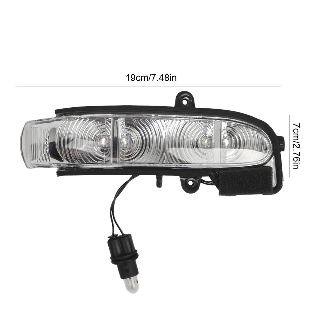 LED Rearview Mirror Light Rearview Mirror Turn Signal Light Turn Signal Indicator Light for Mercedes Benz E-Class W211 S211
