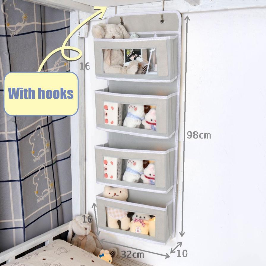 Cârlig pentru pat de cămin Geantă de depozitare suspendată Fără găurire Organizator pentru tăblia patului de sub pat Suport pentru noptieră în dormitor Pentru cămin studențesc Utilizare acasă