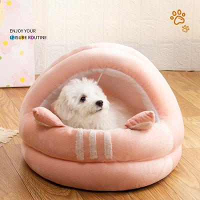 Dog Kennel Autumn and Winter Comfortable Thickened Warm Yurt Pet Kennel Deep Sleep Cat Mat Kennel Universal for Cats and Dogs