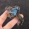 Labradorite Copper Cuff Bracelet Wire Wrapped Bangle Adjustable Bracelet Gemstone Cuff Bracelet Handmade Copper Bangle Labradorite Jewelry