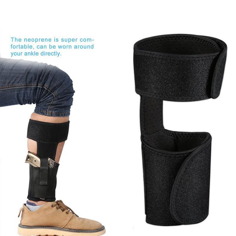 Tactical Ankle Holster Military Drop Leg Gun Holder For Right Left Hand Concealed Elastic Pistol Bag Hunting Accssories Pouch