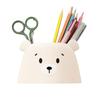 Free Bear Cute Pen Holder, Simple Gift Storage Creative Plastic Stationery