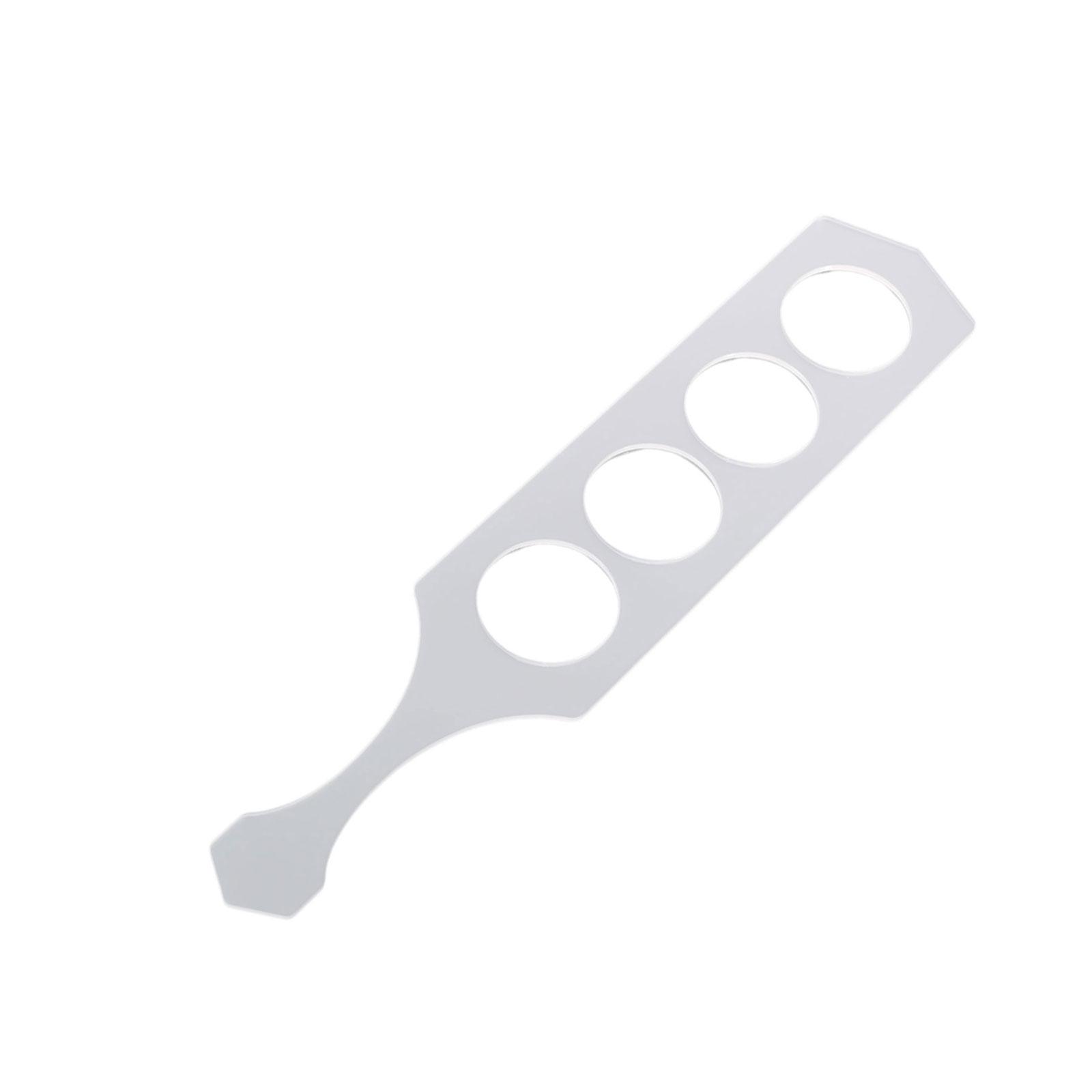 

Прозрачные акриловые шаблоны, стеклянная доска для полетов, акриловый шаблон для фрезера, форма для подноса для стаканов, легко чистить C