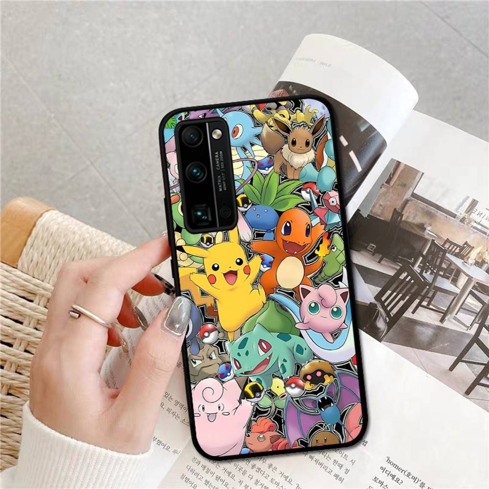 Cartoon P-Pokemones Cute Phone Case For Huawei Honor 10 Lite 9 20 7A 9X 30 50 60 70 Pro Plus Soft Silicone Cover