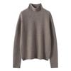 Women's Cashmere Half-High Neck Sweater - Warm Knitted Base Layer for Autumn & Winter