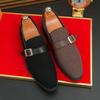 Größe 38-48 klassische Herren-Loafer Herren lässig elegant modische Schnalle Lederschuhe Herren Business Büro Schuhe
