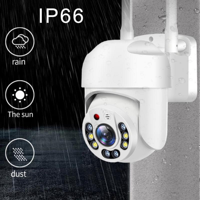 1080P Camera Outdoor Security Camera CCTV Surveillance Full Color Night Vision Motion Detect Auto Tracking