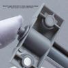 10PCS Quiet Gray Cabinet Door Damper ABS Adjustable Soft Close Buffer Drawer Bumper Wardrobe