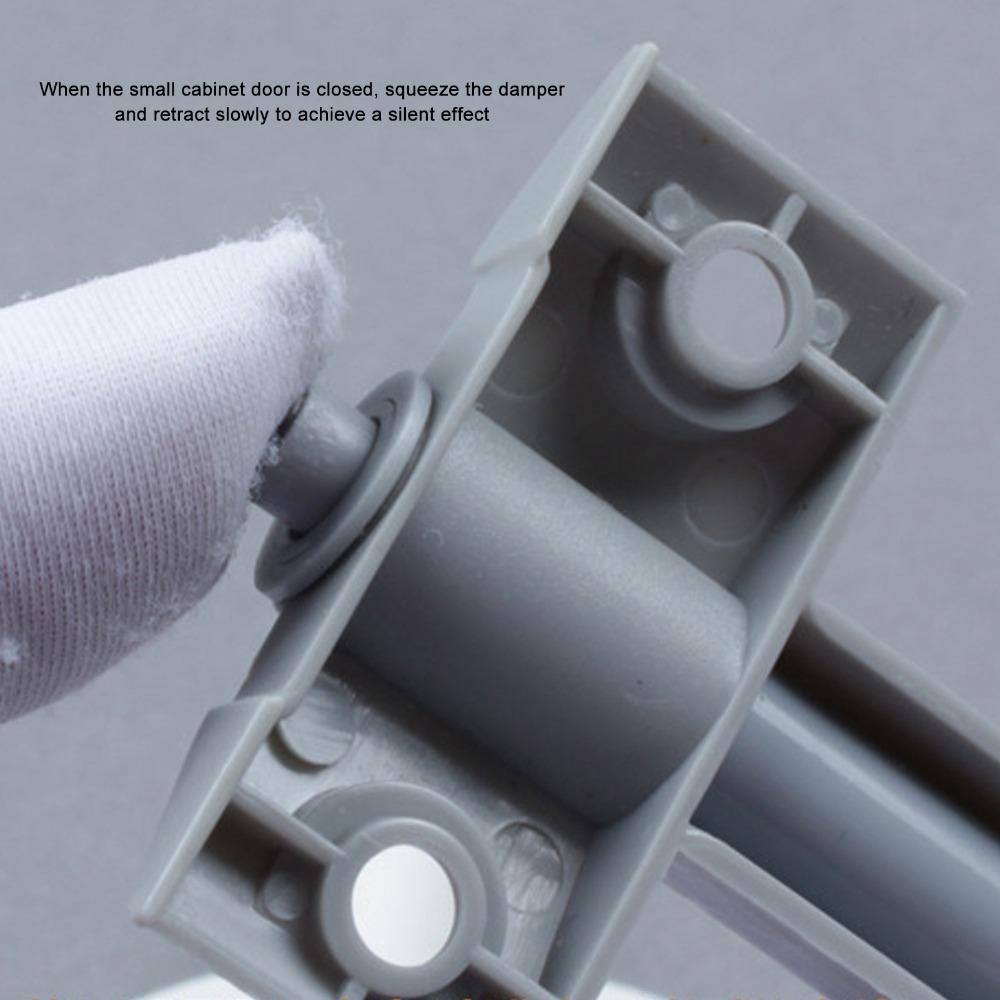 10PCS Quiet Gray Cabinet Door Damper ABS Adjustable Soft Close Buffer Drawer Bumper Wardrobe