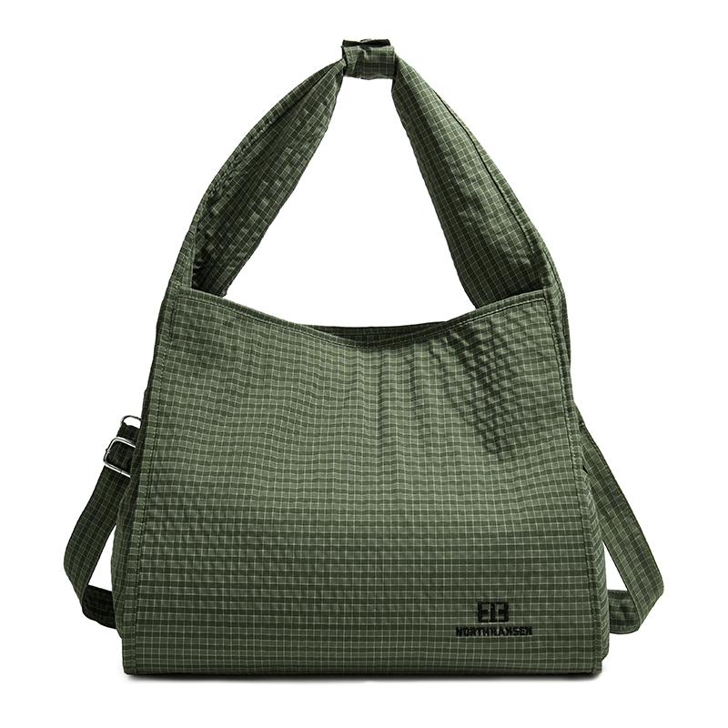 

Brand High Quality Cloth Shoulder Bags Women Large Capacity Cott Casual Totes Korea Style Plaid Handbags Vintage Leisure Bags армия зеленый
