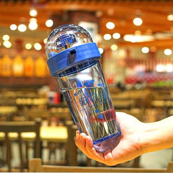 500ml Basketball Water Cup Eco-friendly Large Capacity Portable Fun Sports Shooting Drinking Bottle Travel