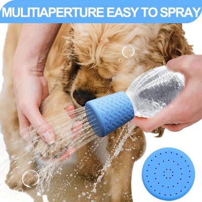 Innovative Silicone Pet Shower Head - Portable Pet Bathing & Outdoor Water Dispenser Accessory, Multifunctional Dog Wash Spray Nozzle
