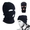 Mask Scarf Balaclava Bonnet Hat 3 Holes Knitted Hats Women Winter Cap Beanies Hat Full Face Cover